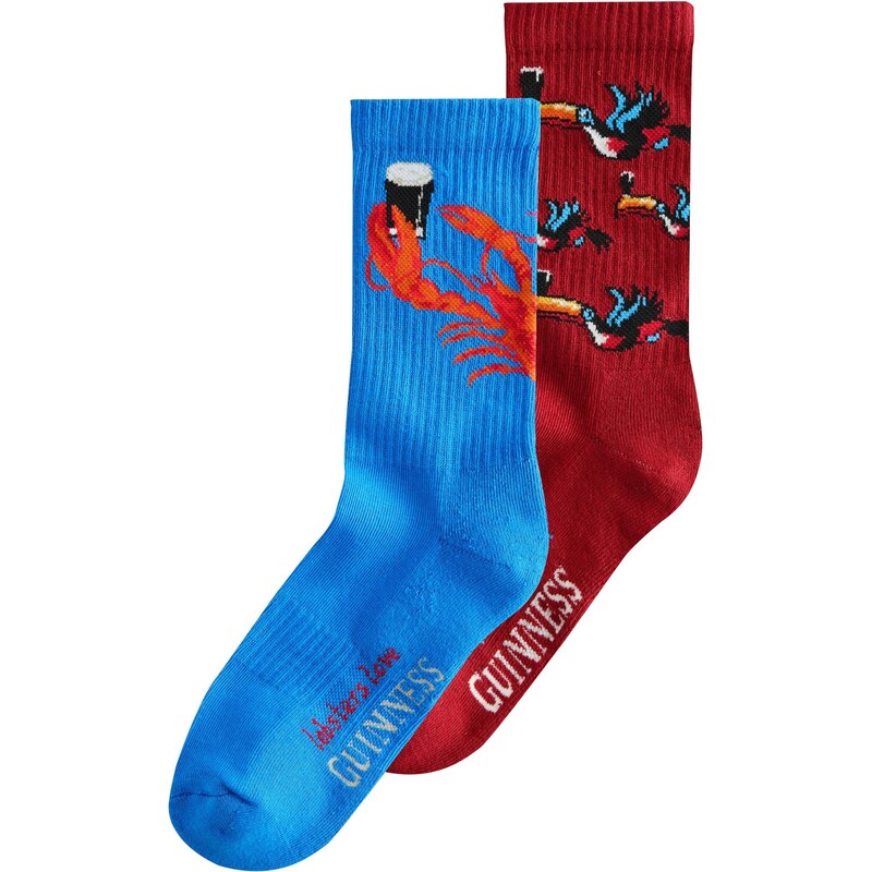 Next Ponožky Guinness Licence modrá / zmiešané farby / červená 67107025