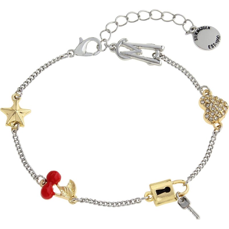 STEVE MADDEN Náramok zlatá / červená / čierna / strieborná 67106419