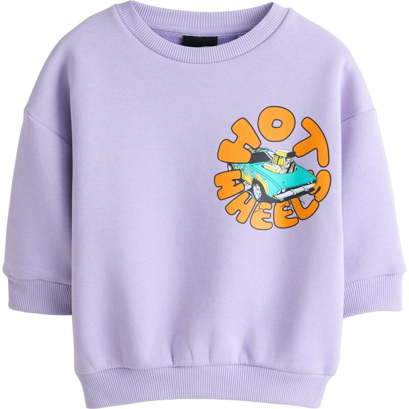 Next Mikina tyrkysová / svetlofialová / oranžová 67107044