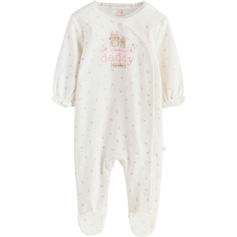 Next Pyžamo béžová / svetlozelená / ružová / biela 67107075