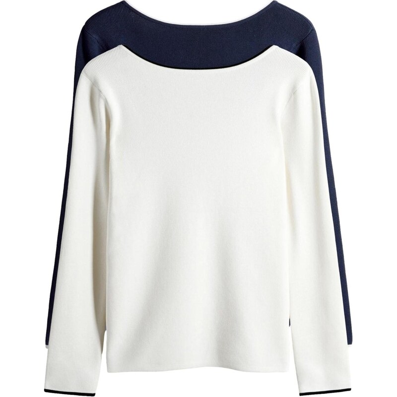 The Set Sveter nebielená / námornícka modrá 67107121