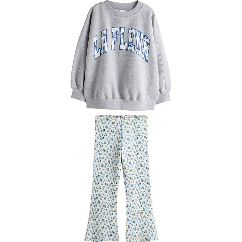 Next Set modrá / pastelovo modrá / sivá melírovaná / biela 67107111