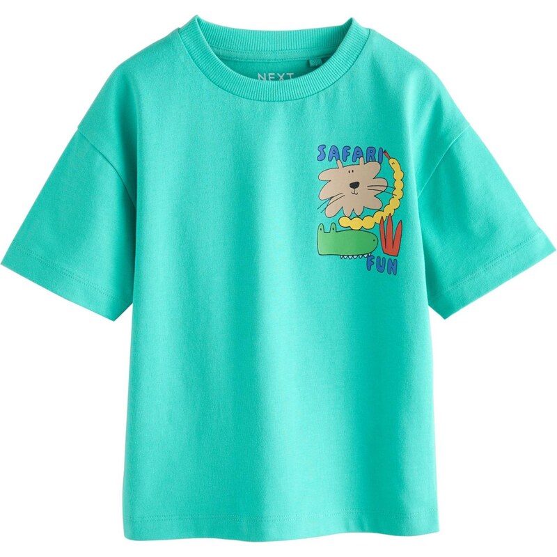 Next Tričko vodová / žltá / orgovánová / červená 67107146