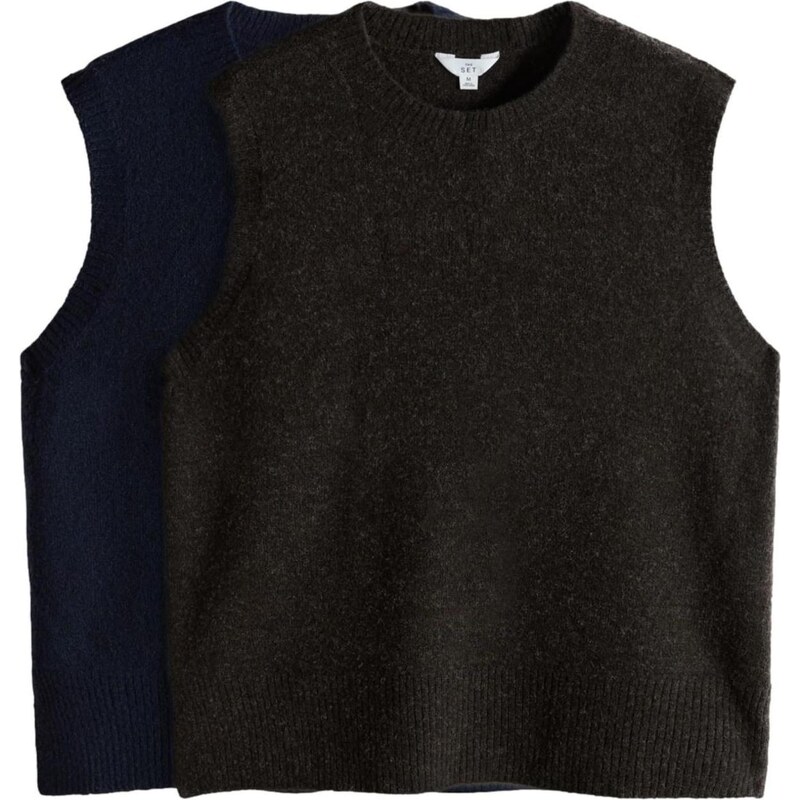 The Set Sveter námornícka modrá / čierna 67107129