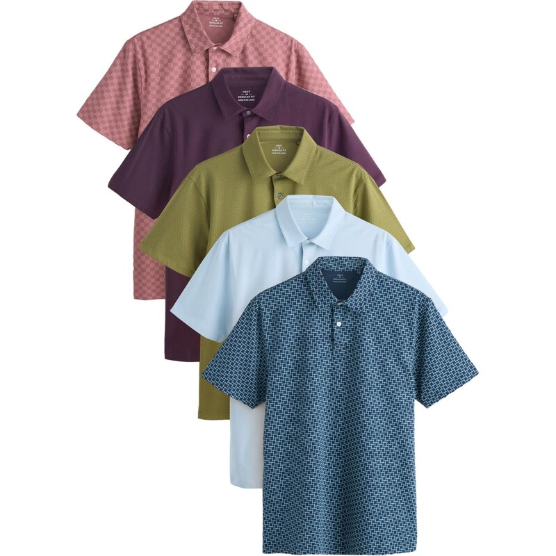 Next Tričko modrá / zelená / fialová / staroružová 67107169