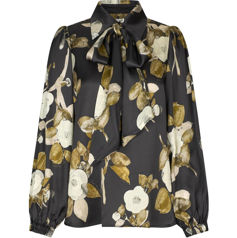 Dea Kudibal Blúzka Kikkidea krémová / kaki / čierna / biela ako vlna 67106521