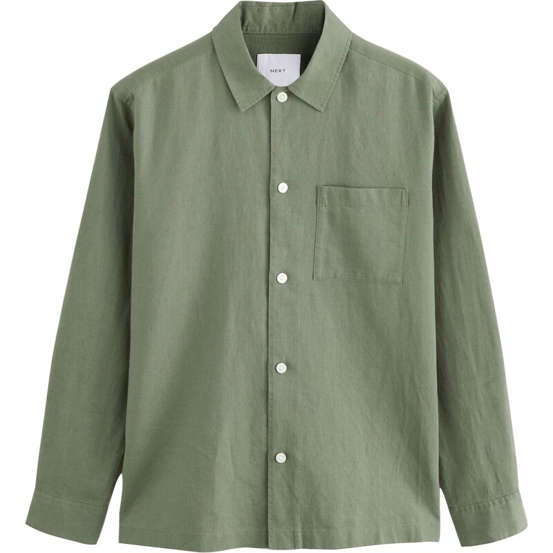 Next Košeľa olivová 67107210