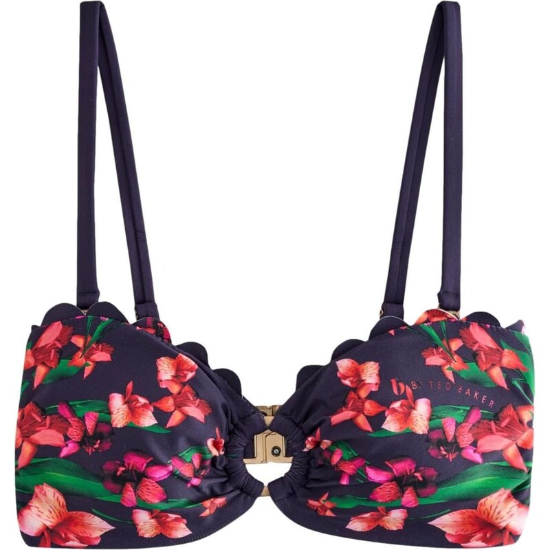 B by Ted Baker Bikinový top námornícka modrá / zelená / fialová / 67107204