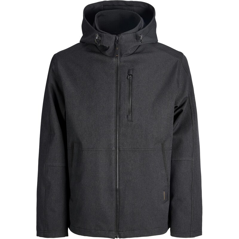 JACK & JONES Prechodná bunda Adam čierna melírovaná 67107228
