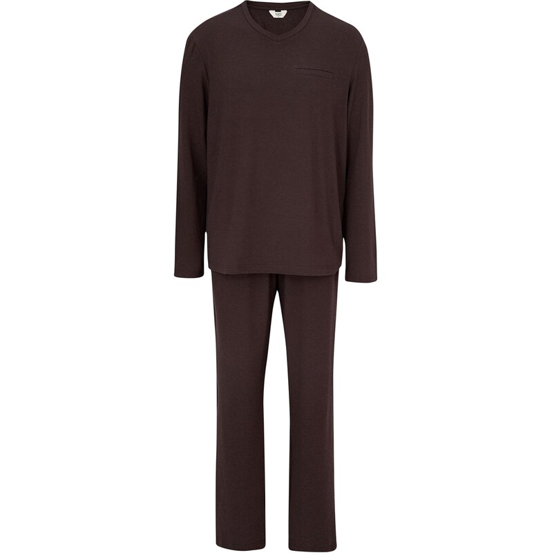 Dagi Dlhé pyžamo tmavohnedá 67106673