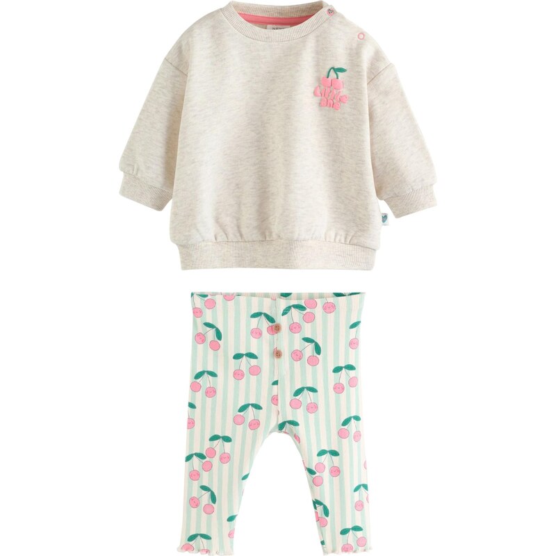 Next Set sivobéžová / svetlozelená / svetloružová 67107236