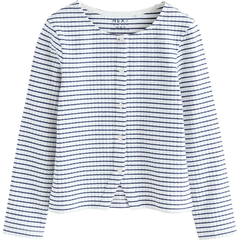 Next Kardigán tmavomodrá / biela 67106667