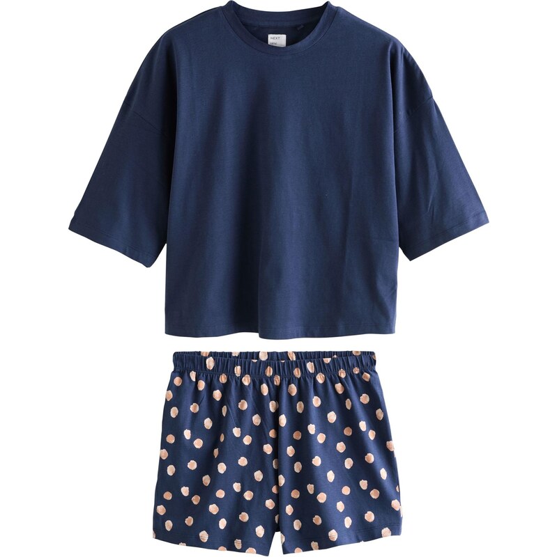 Next Pyžamo telová / námornícka modrá 67106709