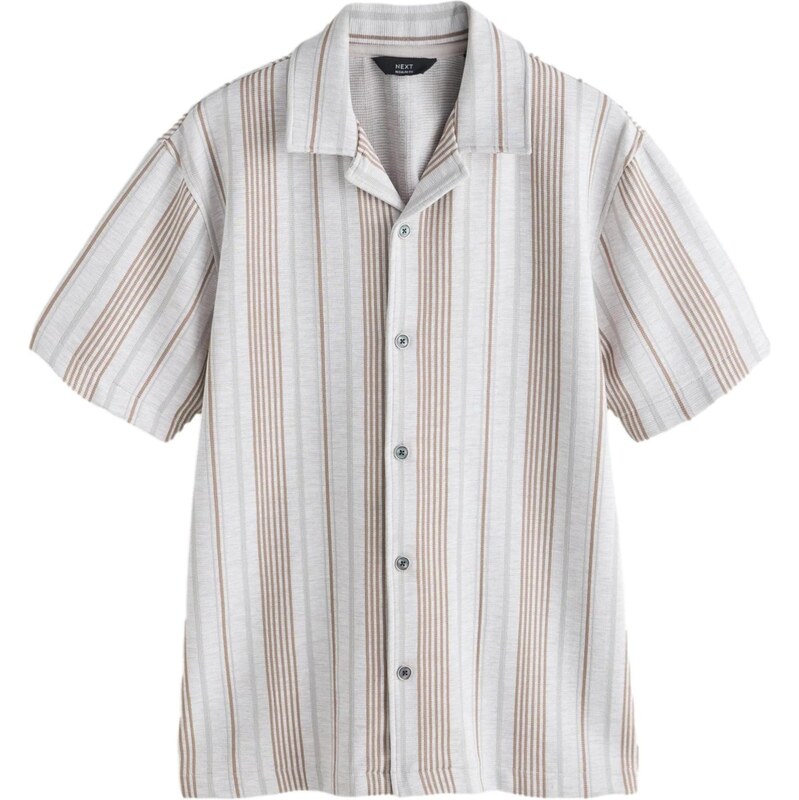 Next Košeľa nebielená / svetlohnedá 67106737