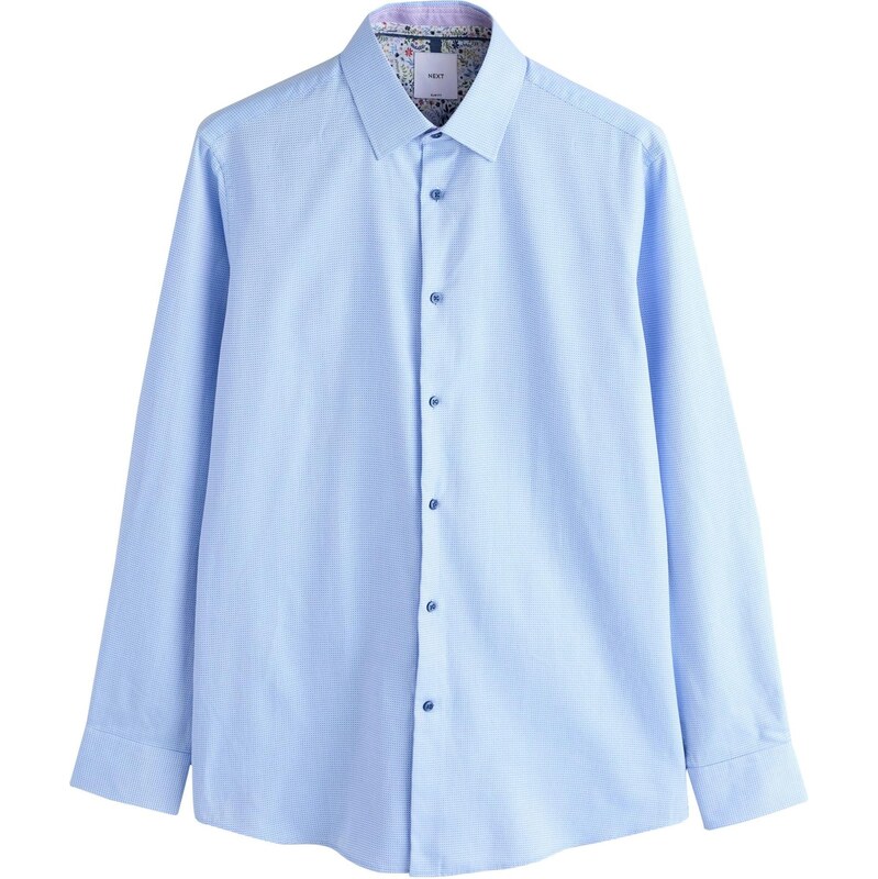 Next Košeľa svetlomodrá / biela 67106781