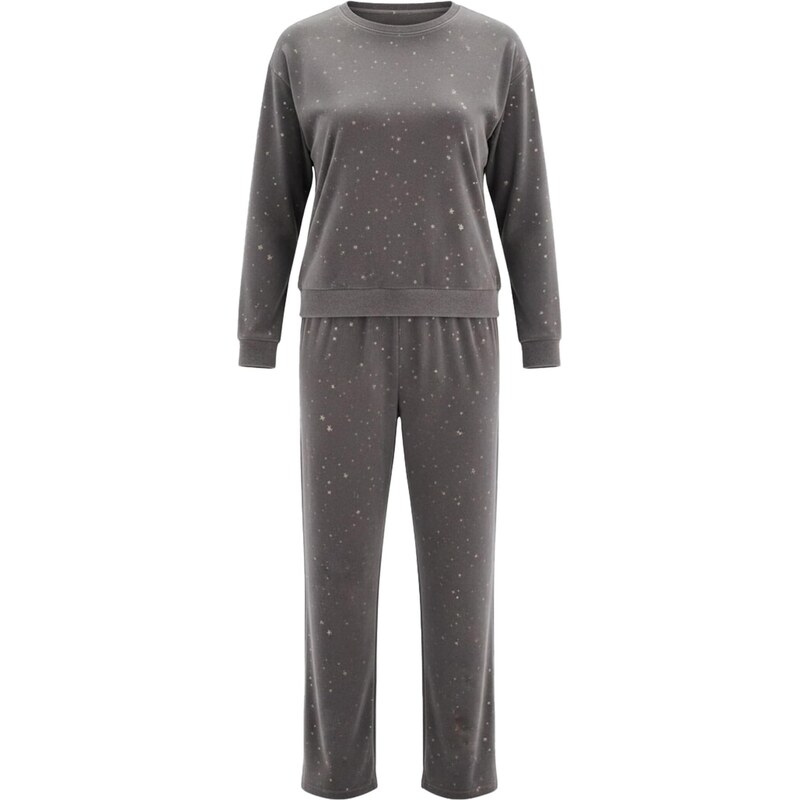 Dagi Pyžamo svetlosivá / čierna 67106818