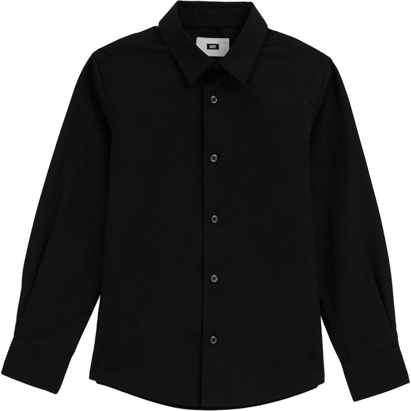 WE Fashion Košeľa čierna 67106873