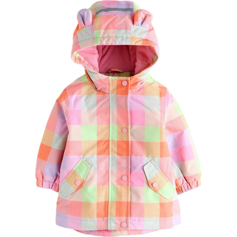 Next Prechodná bunda svetlozelená / orgovánová / homárová / ružová 67106860