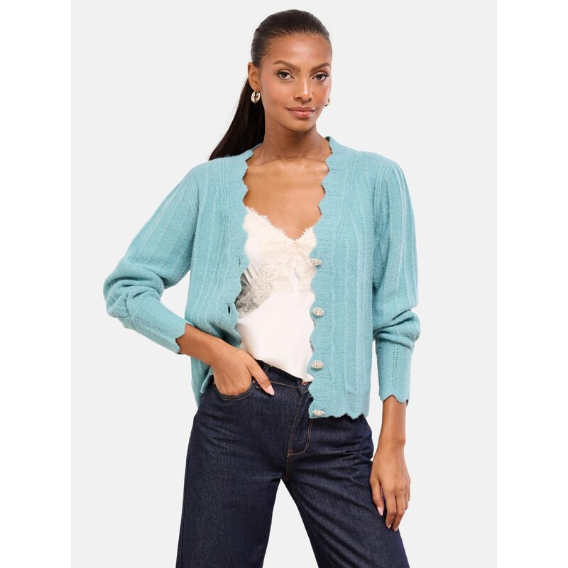 Lipsy Kardigán svetlomodrá 67106836
