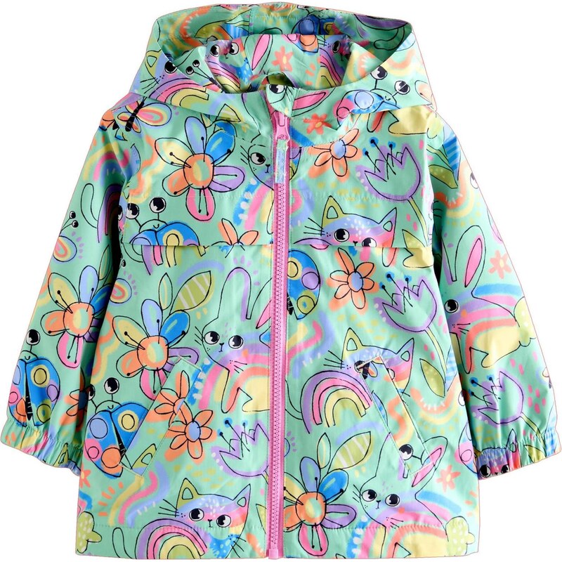 Next Prechodná bunda modrá / svetlozelená / levanduľová / svetloružová 67106856