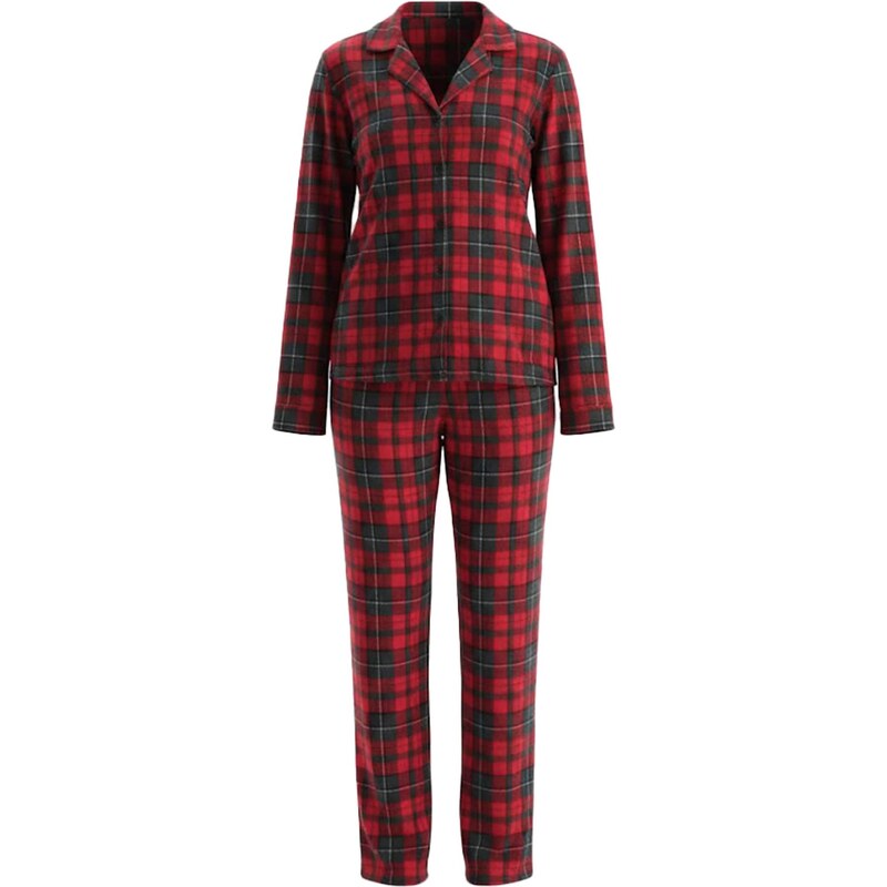 Dagi Pyžamo tmavozelená / červená / čierna / biela 67106879