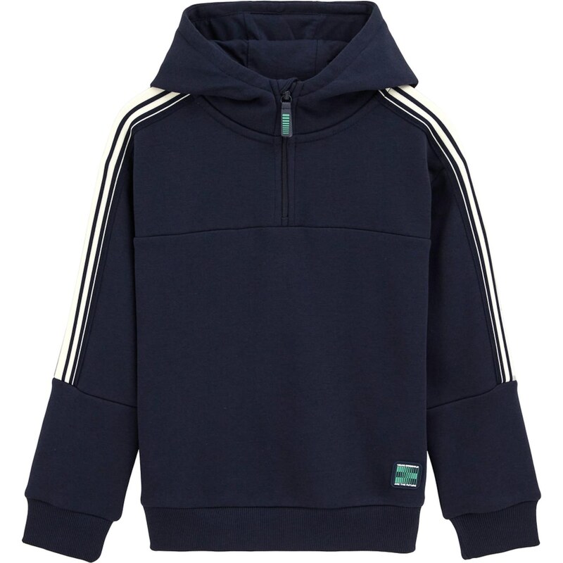 WE Fashion Mikina námornícka modrá / biela 67106942