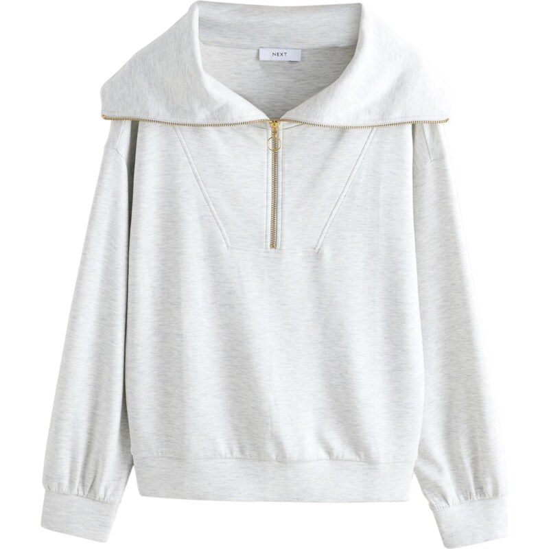 Next Mikina sivá melírovaná 67106968