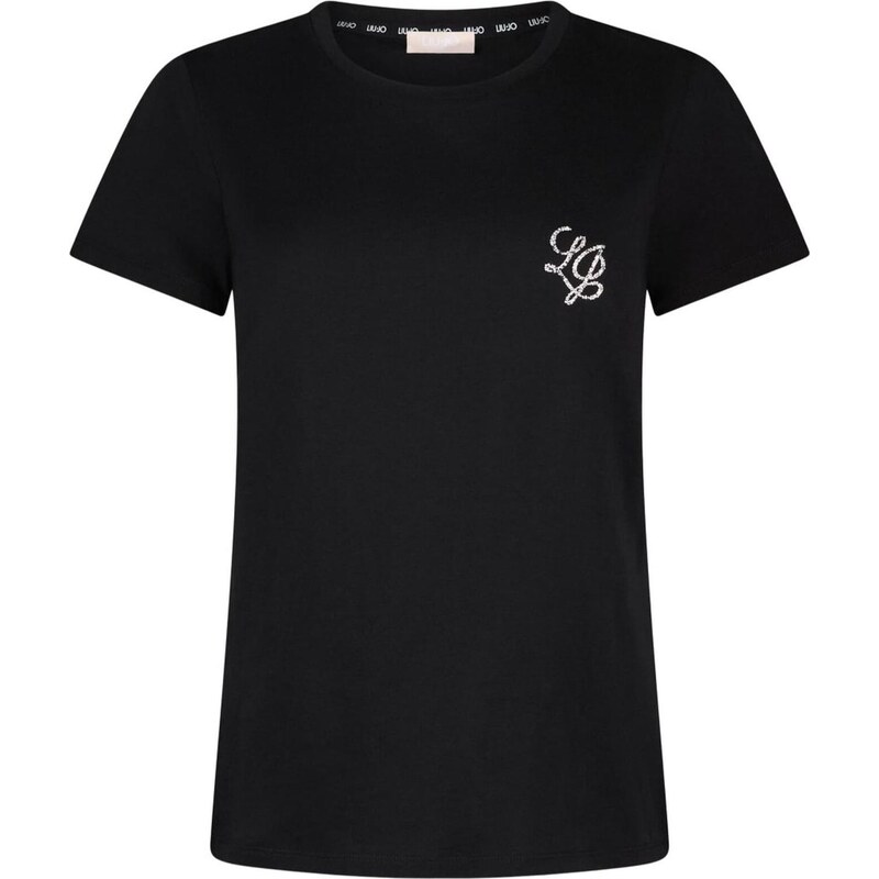 Liu Jo Tričko čierna / strieborná 67107266