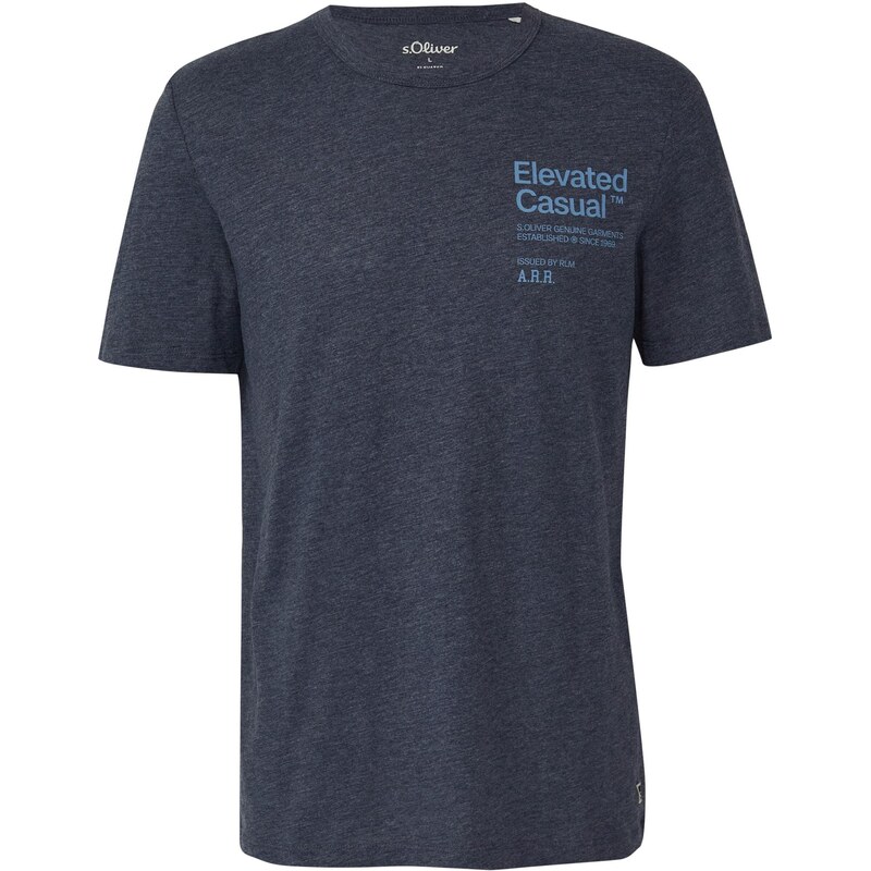 s.Oliver Tričko opálová / modrá melírovaná 67111787