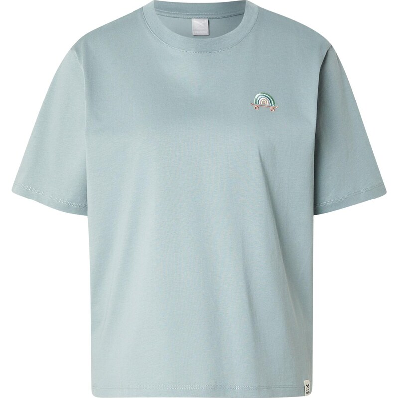 Iriedaily Tričko Skate Heart pastelovo modrá 67111817