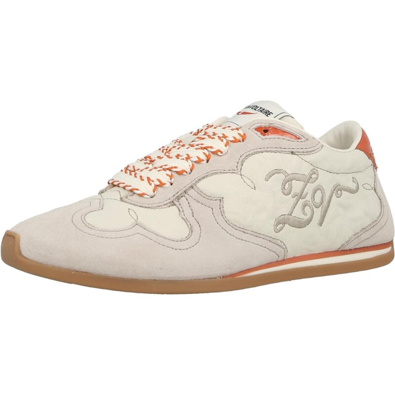 Zadig & Voltaire Nízke tenisky DANCE oranžová / šedobiela / prírodná 67111837