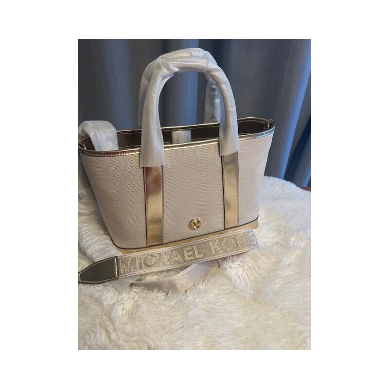 Michael Michael Kors Dámska kabelka Michael Kors Luisa gold 67115905