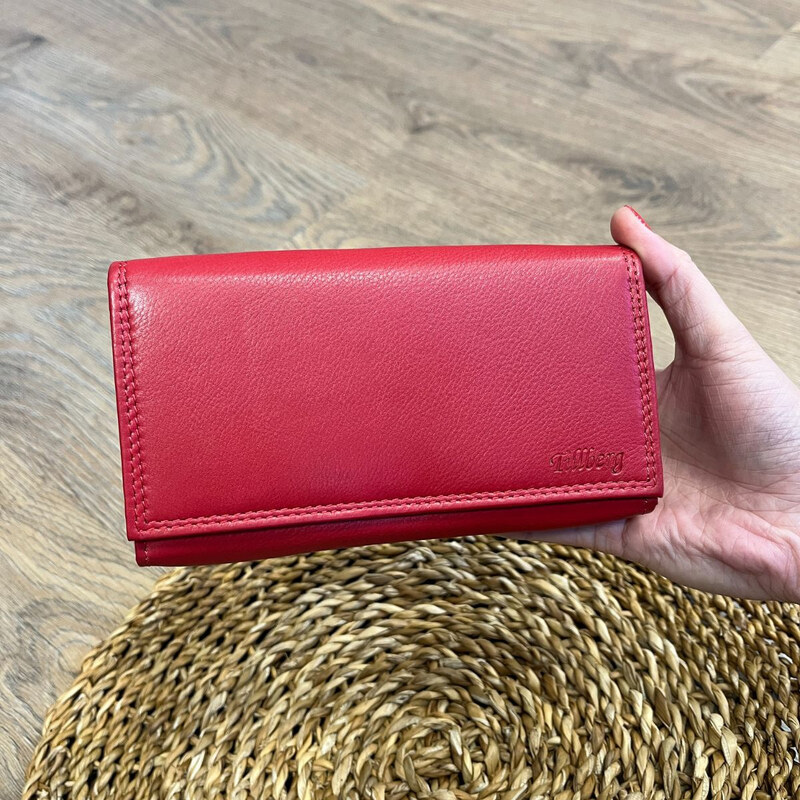 Tillberg Dámska kožená peňaženka červená EMILY 67116487