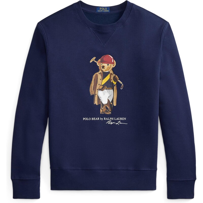 Polo Ralph Lauren Mikina námornícka modrá / hnedá / červená / biela 67117635