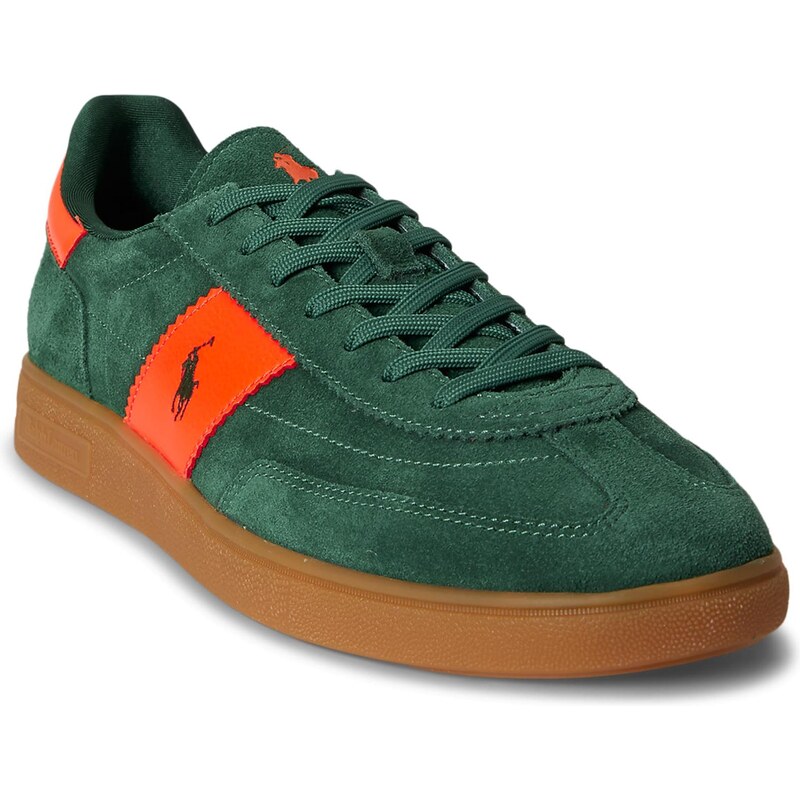 Polo Ralph Lauren Nízke tenisky zelená / oranžová 67117647