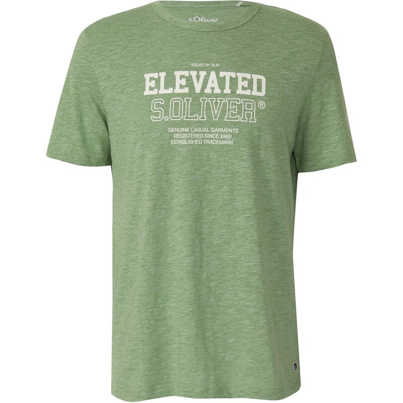 s.Oliver Tričko zelená / biela 67117666