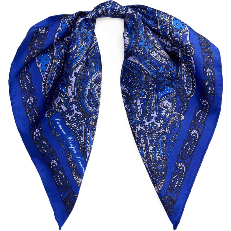 Lauren Ralph Lauren Šatka námornícka modrá / azúrová / čierna / biela 67117674