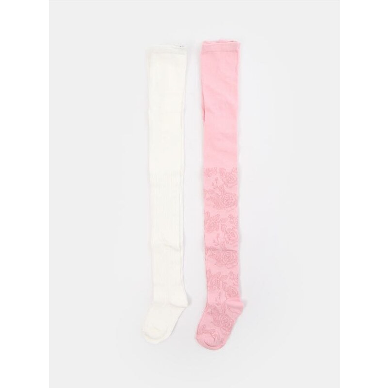 Sinsay - Súprava 2 pančúch - viacfarebná 67117557