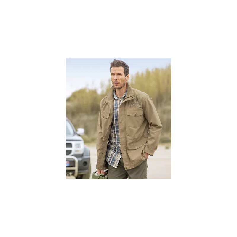 Ľahká bunda v safari štýle Cestovateľ Atlas For Men Béžová 50337163