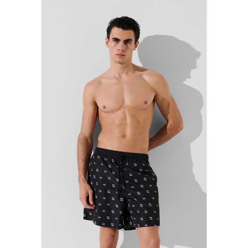 PLAVKY KARL LAGERFELD IKON DOT AOP MED BOARDSHORT 67119999