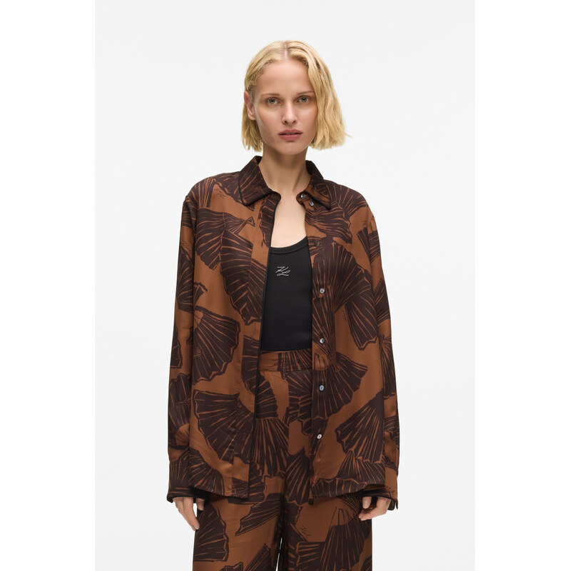 BLÚZKA KARL LAGERFELD PRINTED FLUID BLOUSE 67120019