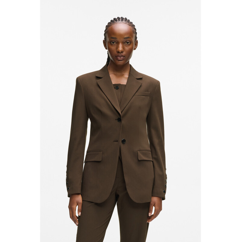 SAKO KARL LAGERFELD SNAP DETAIL FASHION BLAZER 67120037