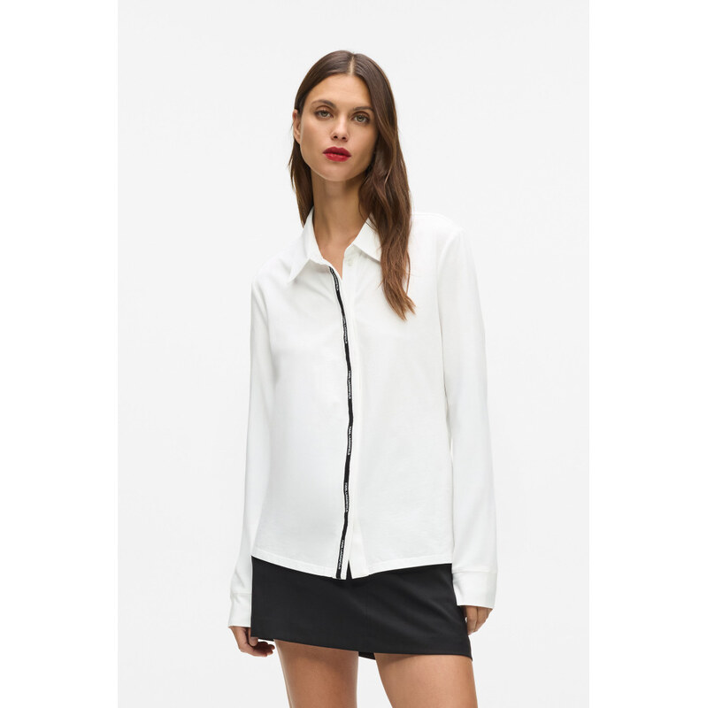 KOŠEĽA KARL LAGERFELD LOGO TAPE JERSEY SHIRT 67120042