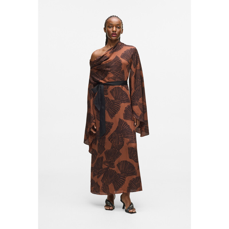 ŠATY KARL LAGERFELD PRINTED FLUID KAFTAN 67120028