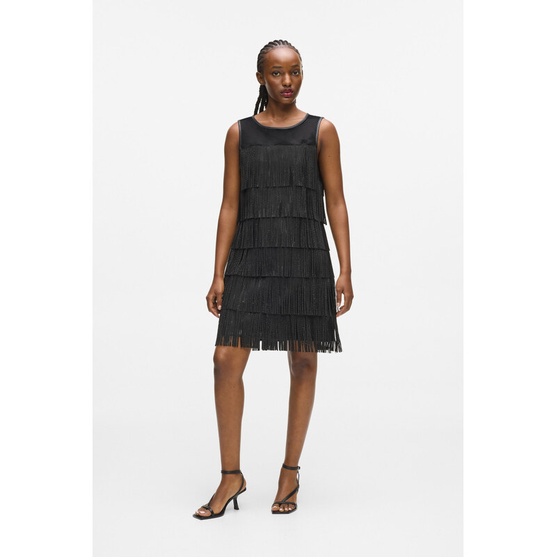 ŠATY KARL LAGERFELD FRINGE DRESS 67120034