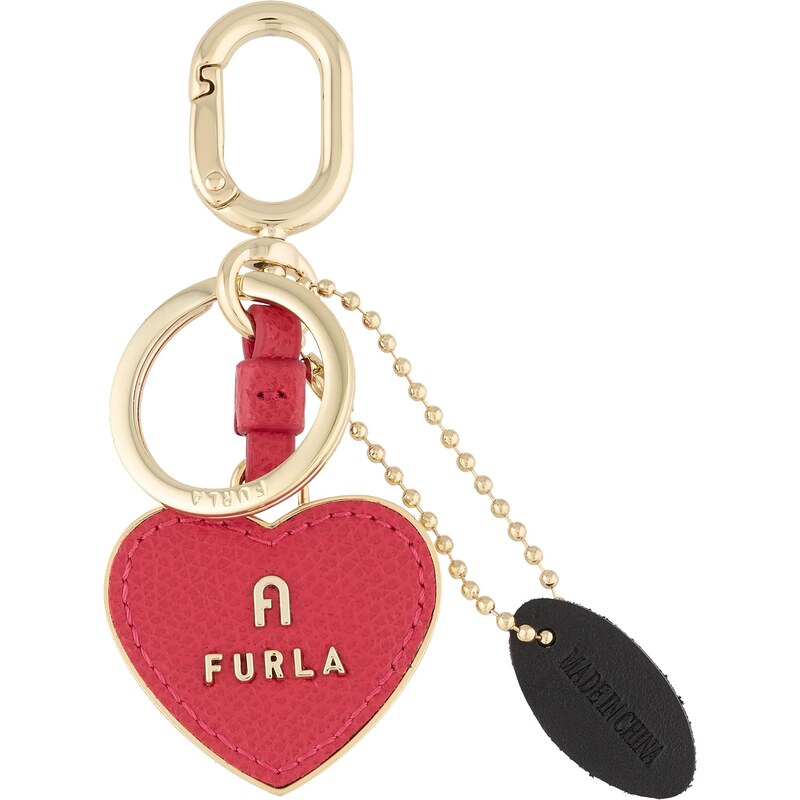 FURLA Prívesky na kľúče CAMELIA zlatá / červená 65365636