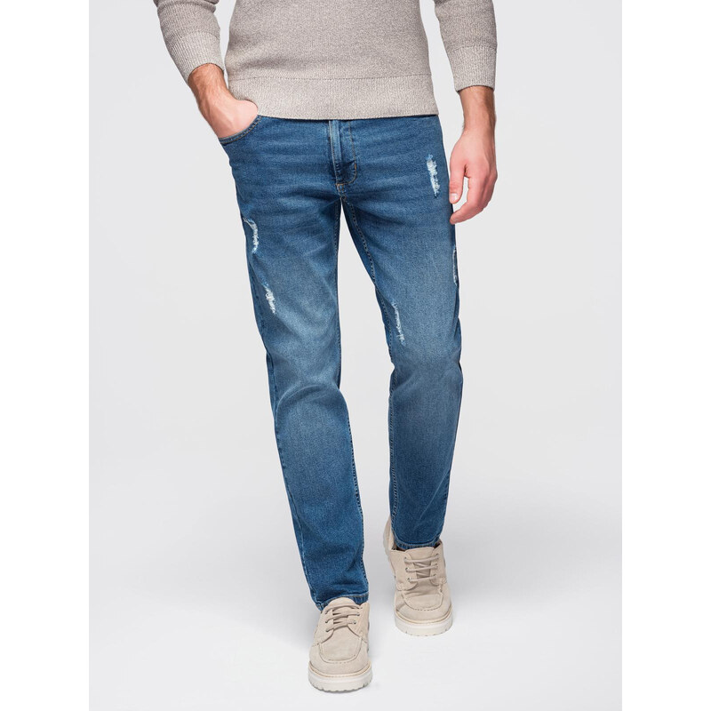 Ombre Pánske rifle CARROT FIT s ošúchaním 67153535