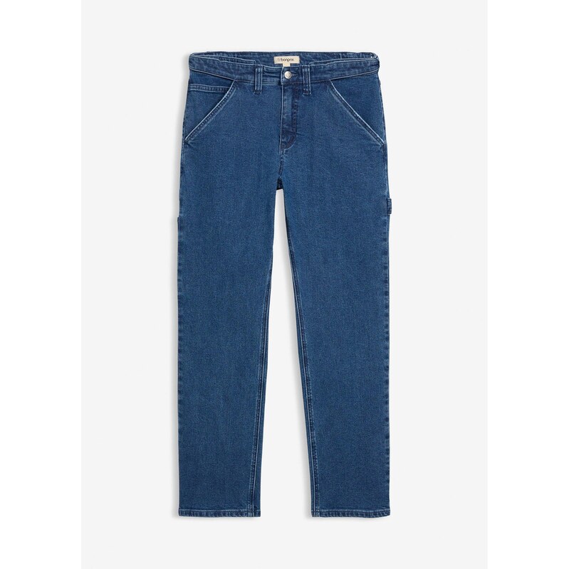 bonprix Relaxed-Fit džínsy, Carpenter, s komfortným pásom, rovné, 67122899