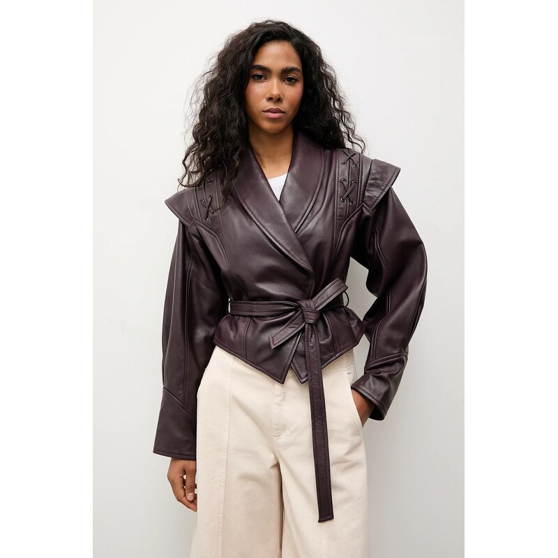 Kožená bunda Answear.LAB 65297139