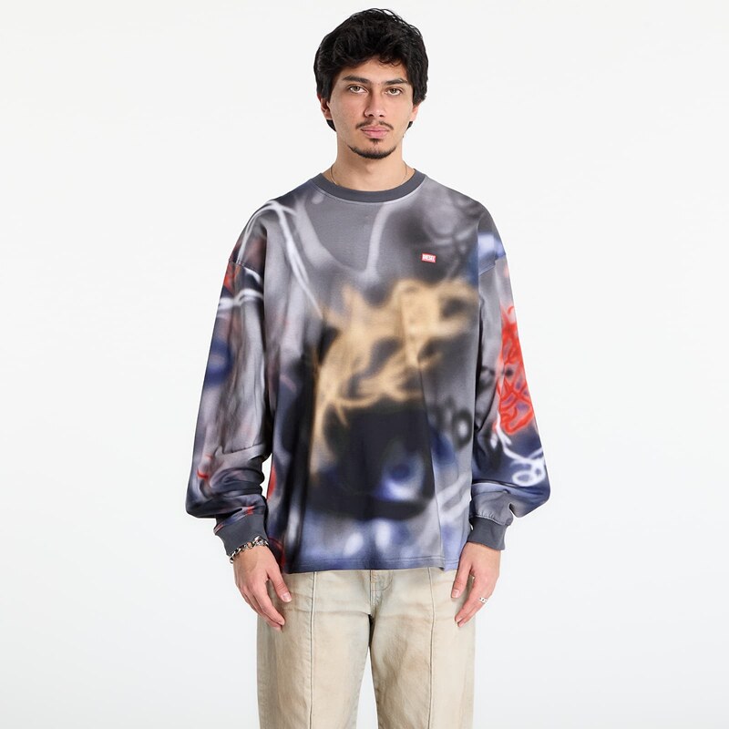 Tričko DIESEL T-Boxt-Ls-V4 T-Shirt Grey M 67122995